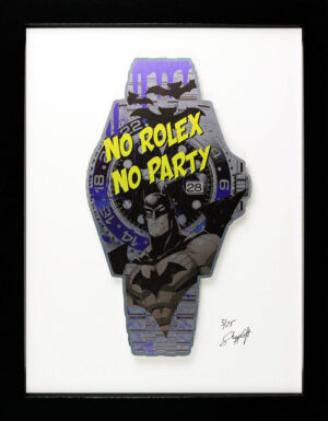 SKYYLOFT Bilder - Batman Mini Watch - Bild mit Museumsglas und Bilderrahmen