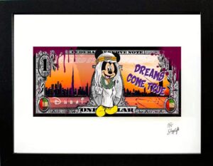 SKYYLOFT Bilder - DUBAI Dreams Come True - Dollar - Bild mit Museumsglas und Bil...