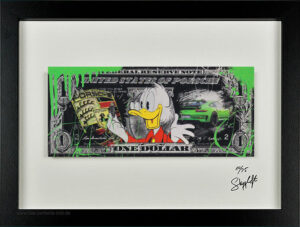 SKYYLOFT Bilder - Dagobert Porsche Key Dollar - Green Edition - mit Museumsglas ...