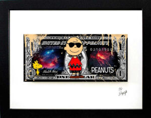 SKYYLOFT Bilder - PEANUTS - Charlie Brown - Dollar - Bild mit Museumsglas und Bi...