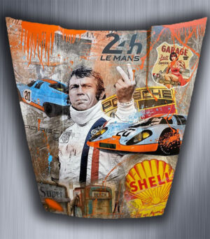SKYYLOFT - Motorhaube Porsche 911 - 24H Le Mans McQueen