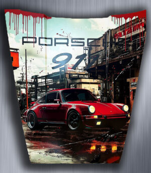 SKYYLOFT - Motorhaube Porsche 911 - RED INDUSTRY