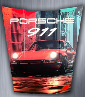 SKYYLOFT - Motorhaube Porsche 911 - We Love Porsche RED
