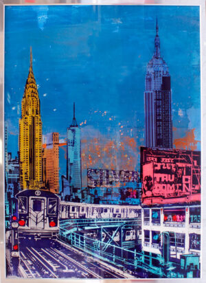 Sandra Rauch - New York Subway - serielles Unikat handsigniert