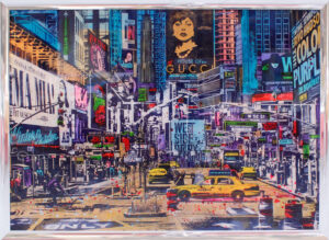 Sandra Rauch - Times Square - House of Gucci - serielles Unikat handsigniert