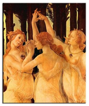 Sandro Botticelli - Der Frühling (Detail) - Drei Grazien-70 x 90 cm