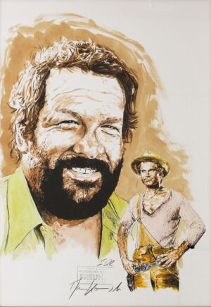 Thomas Jankowski - BUD SPENCER - Original Mischtechnik (Unikat)