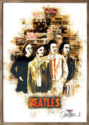 Thomas Jankowski Bilder - BEATLES Original Mischtechnik (Unikat)