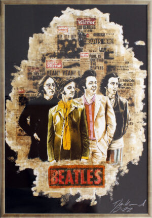 Thomas Jankowski Bilder - BEATLES - groß - Original Mischtechnik (Unikat)