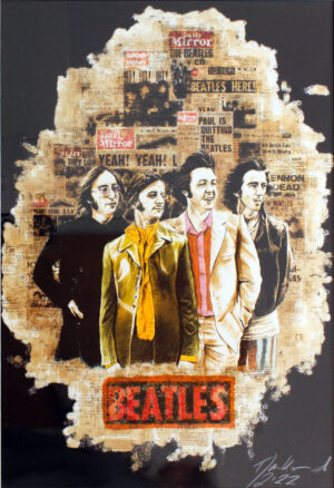 Thomas Jankowski Bilder - BEATLES - groß - Original Mischtechnik (Unikat)