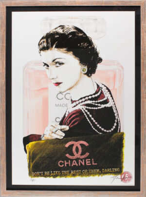 Thomas Jankowski Bilder - COCO CHANEL -  Original Mischtechnik