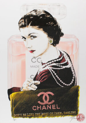 Thomas Jankowski Bilder - COCO CHANEL -  Original Mischtechnik