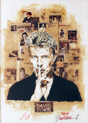 Thomas Jankowski Bilder - DAVID BOWIE - Original Mischtechnik (Unikat)