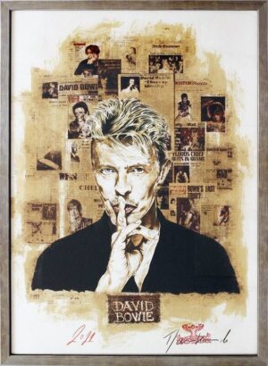 Thomas Jankowski Bilder - DAVID BOWIE - Original Mischtechnik (Unikat)