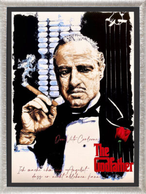 Thomas Jankowski Bilder - DER PATE - serielles Unikat - Original Mischtechnik