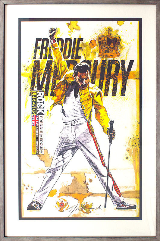 Thomas Jankowski Bilder - FREDDIE MERCURY - Original Mischtechnik (Unikat)