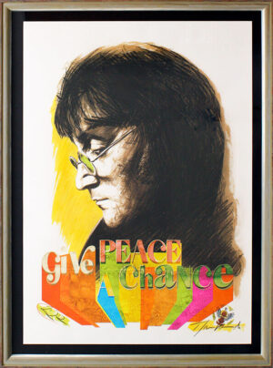 Thomas Jankowski Bilder - GIVE PEACE A CHANCE - JOHN LENNON  - 50x70 Original Mi...