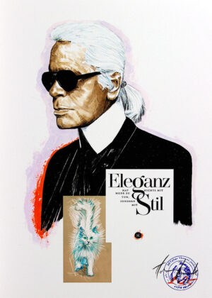 Thomas Jankowski Bilder - KARL LAGERFELD - 30x42 - UNIKAT