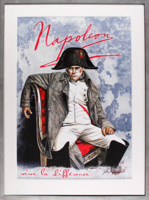 Thomas Jankowski Bilder - NAPOLEON - serielles Unikat Version grau - Original Mi...