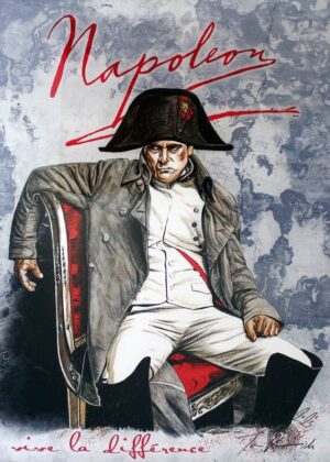 Thomas Jankowski Bilder - NAPOLEON - serielles Unikat Version grau - Original Mi...