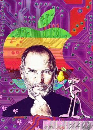 Thomas Jankowski Bilder - STEVE JOBS - Original Mischtechnik