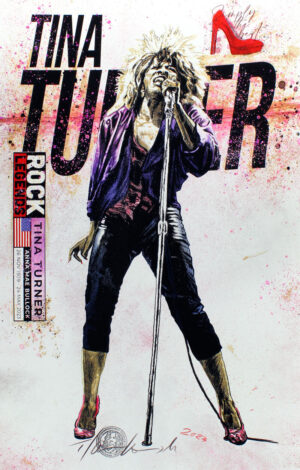 Thomas Jankowski Bilder - TINA TURNER - Original Mischtechnik (Unikat)