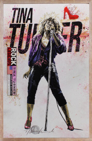Thomas Jankowski Bilder - TINA TURNER - Original Mischtechnik (Unikat)