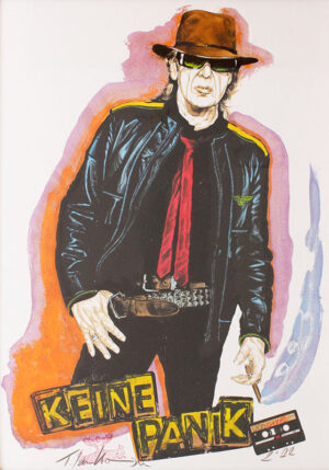 Thomas Jankowski Bilder - UDO LINDENBERG - KEINE PANIK - Original Mischtechnik (...