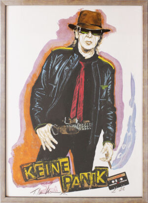Thomas Jankowski Bilder - UDO LINDENBERG - KEINE PANIK - Original Mischtechnik (...