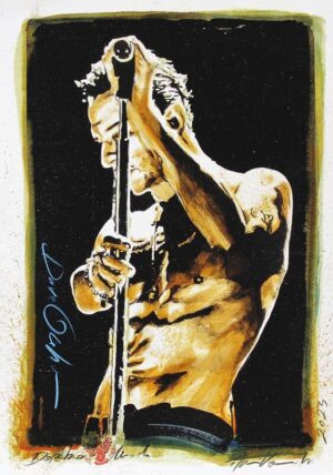 Thomas Jankowski - DAVE GAHAN-  Edition small- Original Mischtechnik (Unikat)