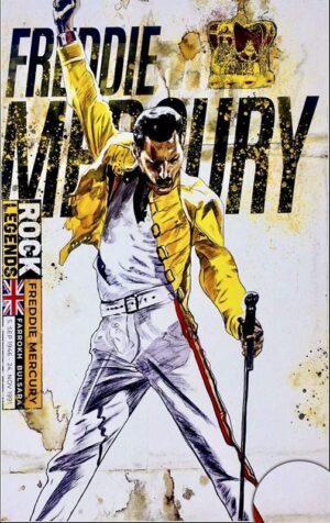 Thomas Jankowski - FREDDIE MERCURY - 67x100cm - Original Mischtechnik (Unikat)