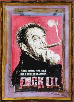 Thomas Jankowski - JACK NICHOLSON - Fuck it - Edition small - Original Mischtech...