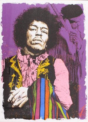 Thomas Jankowski - JIMI HENDRIX Unikat - Original Mischtechnik