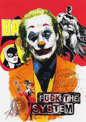 Thomas Jankowski - JOKER Fuck the system - Edition small - Originale serielle Mi...