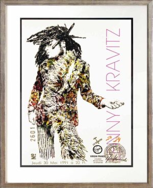 Thomas Jankowski - LENNY KRAVITZ -  Edition small - Original Mischtechnik (Unika...