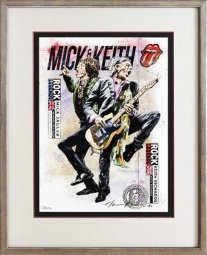 Thomas Jankowski - MICK & KEITH - Edition small - Original Mischtechnik (Unikat)...