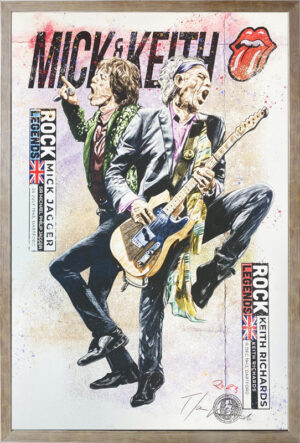 Thomas Jankowski - MICK & KEITH - Original Mischtechnik (Unikat)