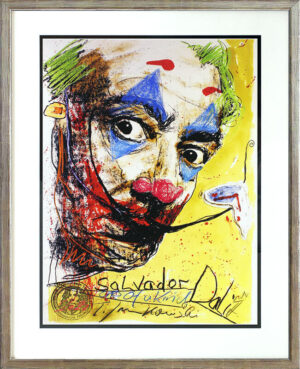 Thomas Jankowski - SALVADOR DALI -  Version small - Original Mischtechnik (Unika...