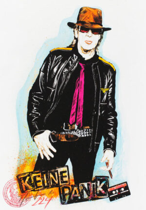 Thomas Jankowski - UDO KEINE PANIK-  Edition small - Original Mischtechnik (Unik...