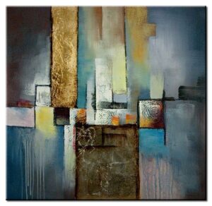 Totti Moreno - Abstract Variations - abstraktes Leinwandbild-90 x 90 cm