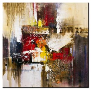 Totti Moreno Leinwandbild - Mixed Variations-70 x 70 cm