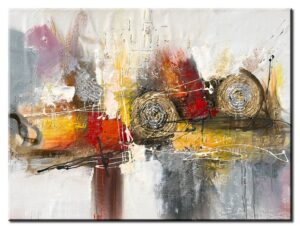 Totti Moreno Leinwandbild - Silver Shadow-100 x 130 cm