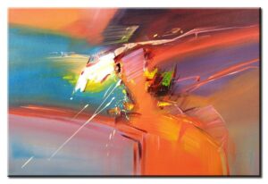 Totti Moreno Leinwandbild - Wind Parade-90 x 130 cm