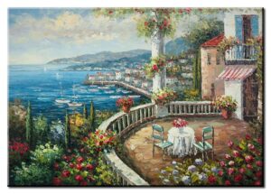 Totti Moreno - Rendezvous am Hafen-60 x 90 cm