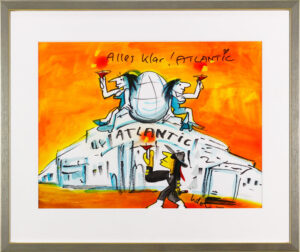 Udo Lindenberg Bilder - Alles Klar - ATLANTIC - UNIKAT - handsigniert