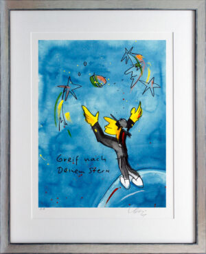 Udo Lindenberg Bilder - GREIF NACH DEINEM STERN - Edition 2018 - Original Grafik...