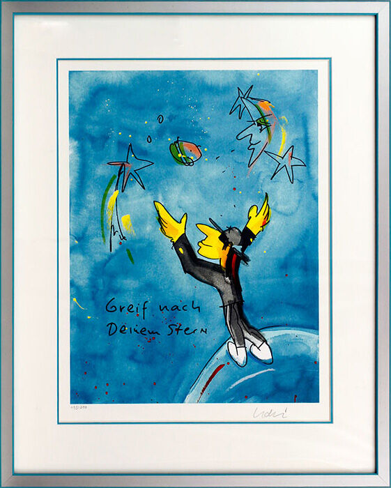 Udo Lindenberg Bilder - GREIF NACH DEINEM STERN - Edition 2018 - Original Grafik...