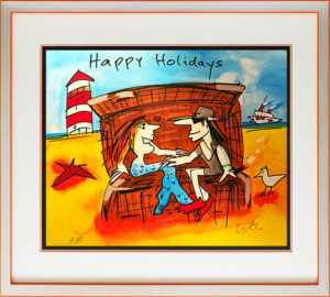 Udo Lindenberg Bilder - HAPPY HOLIDAYS - Edition 2025 - Original Grafik handsign...