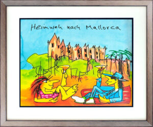 Udo Lindenberg Bilder - HEIMWEH NACH MALLORCA  - Edition 2024 - handsigniert