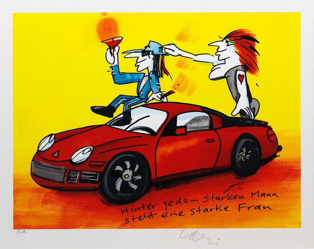 Udo Lindenberg Bilder - HINTER JEDEM STARKEN MANN STEHT EINE STARKE FRAU - Editi...